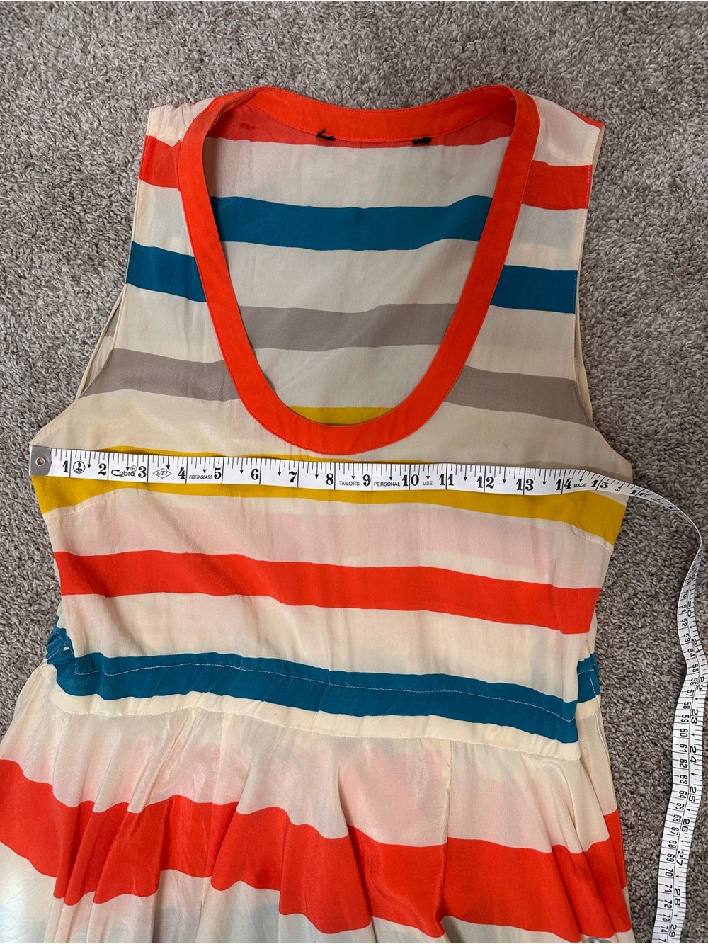 Marc by Marc Jacobs Simone multicolor stripe dress | perfect for France or Italy - Picture 10 of 11